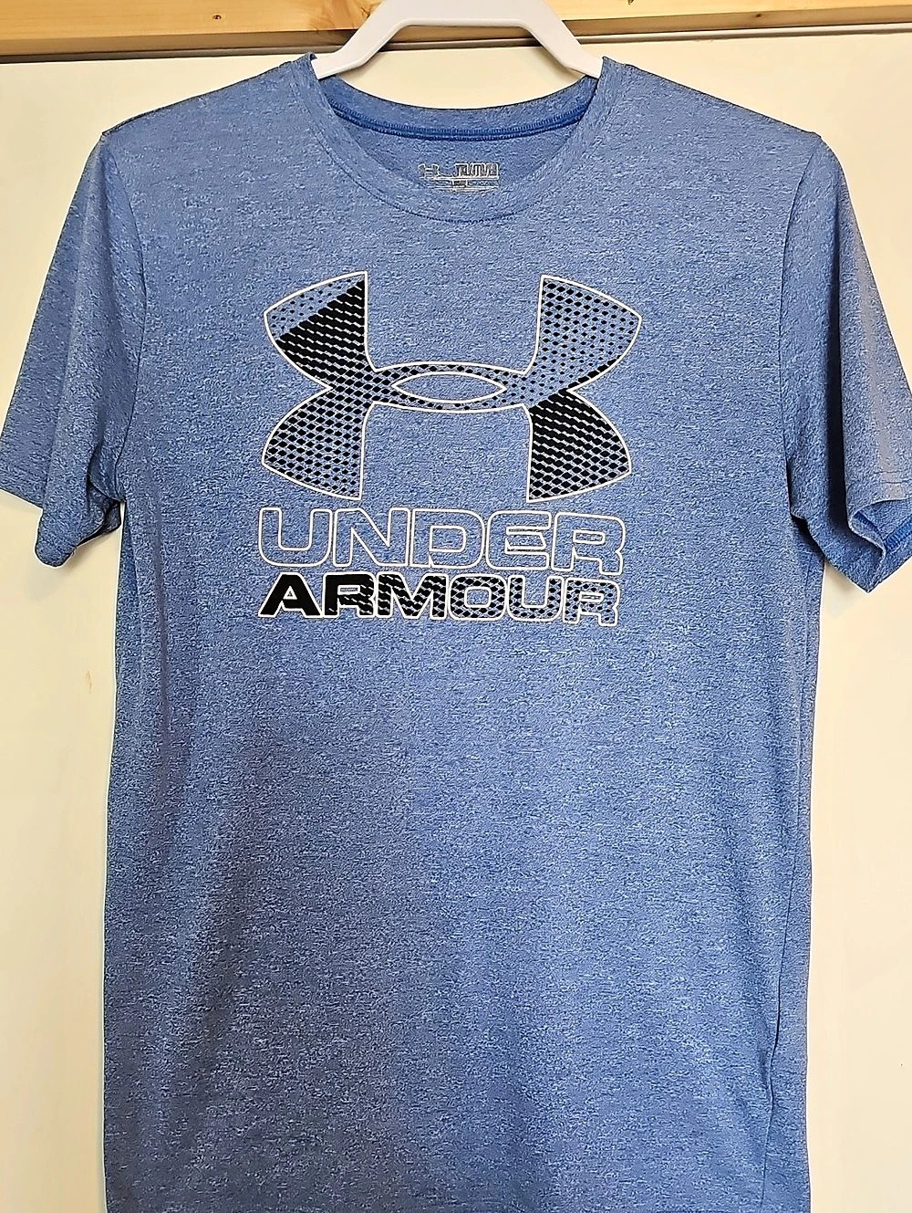 Under Armour UA Tech Big Logo Printed Short Sleeve Men's Blue Tee